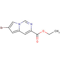 588720-12-1 ethyl 6-bromoH-pyrrolo[1,2-f]pyrimidine-3-carboxylate chemical structure