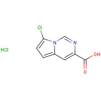 588720-14-3 7-chloroH-pyrrolo[1,2-f]pyrimidine-3-carboxylic acid chemical structure