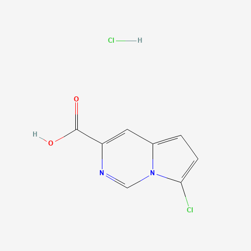588720-14-3 7-chloroH-pyrrolo[1,2-f]pyrimidine-3-carboxylic acid chemical structure