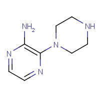 59215-43-9 2-AMINO-3-PIPERAZIN-1-YLPYRAZINE chemical structure