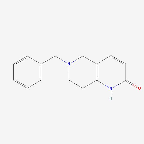 601514-58-3 6-benzyl-5,6,7,8-tetrahydro-1,6-naphthyridin-2(1H)-one chemical structure