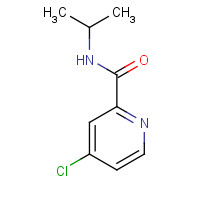 604813-08-3 4-CHLORO-N-ISOPROPYL-PYRIDINE-2-CARBOXAMIDE chemical structure