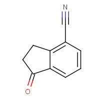 60899-34-5 2,3-dihydro-1-oxo-1H-indene-4-carbonitrile chemical structure