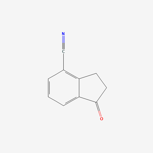 60899-34-5 2,3-dihydro-1-oxo-1H-indene-4-carbonitrile chemical structure