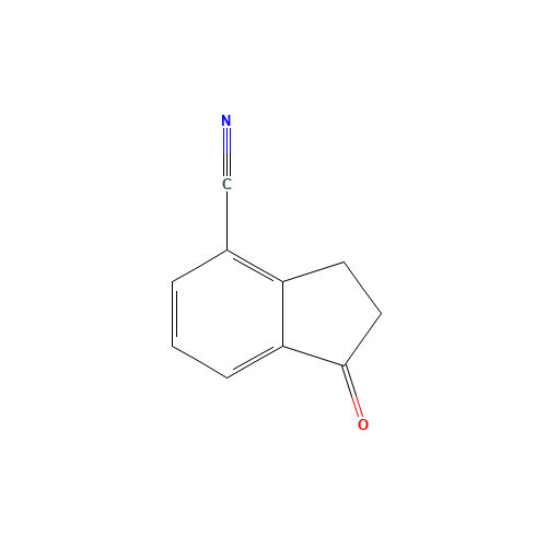 60899-34-5 2,3-dihydro-1-oxo-1H-indene-4-carbonitrile chemical structure