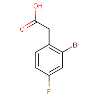 61150-59-2 2-Bromo-4-fluorophenylacetic acid chemical structure