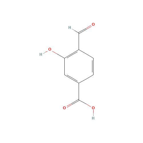 619-12-5 4-FORMYL-3-HYDROXYBENZOIC ACID chemical structure