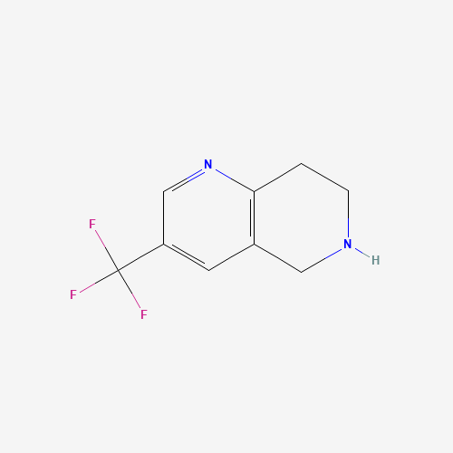 624734-27-6 3-methyl-5,6,7,8-tetrahydro-1,6-naphthyridine chemical structure