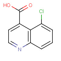62482-32-0 5-chloroquinoline-4-carboxylic acid chemical structure