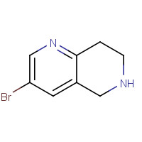 625100-00-7 3-BROMO-5,6,7,8-TETRAHYDRO-1,6-NAPHTHYRIDINE chemical structure