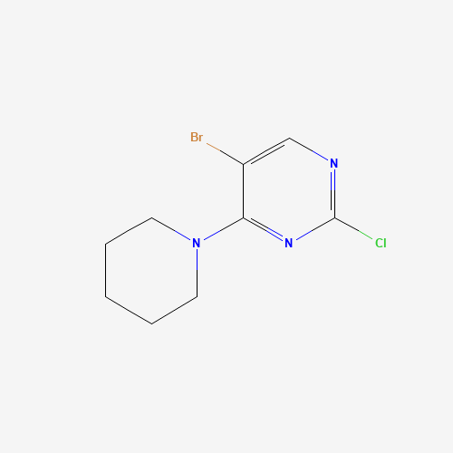 62880-67-5 5-BROMO-2-CHLORO-4-(1-PIPERIDINYL)PYRIMIDINE chemical structure