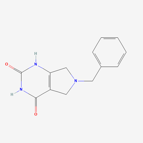 635698-34-9 6-benzyl-6,7-dihydro-1H-pyrrolo[3,4-d]pyrimidine-2,4(3H,5H)-dione chemical structure