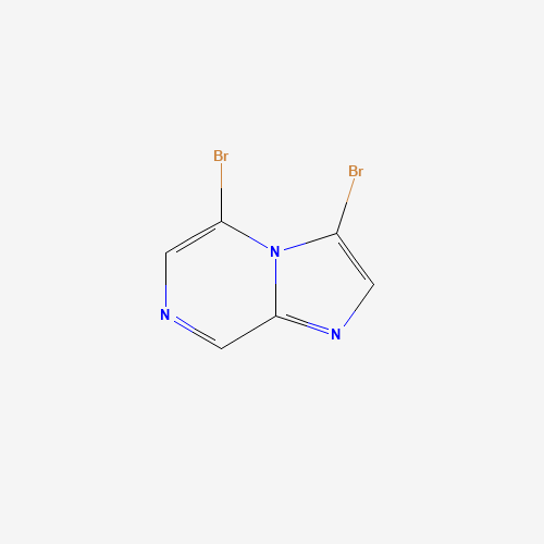 63744-21-8 3,5-Dibromo-imidazo[1,2-a]pyrazine chemical structure