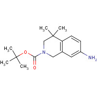645418-66-2 tert-butyl 7-amino-4,4-dimethyl-3,4-dihydroisoquinoline-2(1H)-carboxylate chemical structure