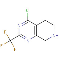 647863-08-9 4-chloro-2-(trifluoromethyl)-5,6,7,8-tetrahydropyrido[3,4-d]pyrimidine chemical structure