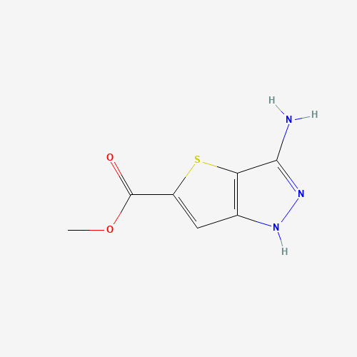 648411-35-2 1H-Thieno[3,2-c]pyrazole-5-carboxylic acid,3-amino-,methyl ester chemical structure