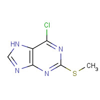 66191-23-9 6-chloro-2-(methylthio)-7H-purine chemical structure