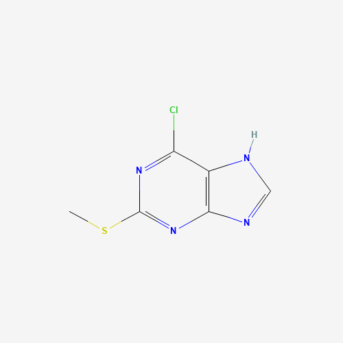 66191-23-9 6-chloro-2-(methylthio)-7H-purine chemical structure