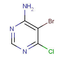 663193-80-4 4-AMINO-5-BROMO-6-CHLOROPYRIMIDINE chemical structure