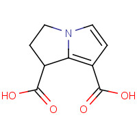 66635-69-6 2,3-dihydro-1Hpyrrolizine-1,7-dicarboxylic acid chemical structure