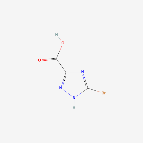 674287-63-9 5-BROMO-1H-1,2,4-TRIAZOLE-3-CARBOXYLIC ACID chemical structure
