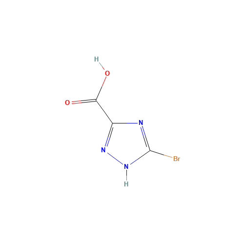 674287-63-9 5-BROMO-1H-1,2,4-TRIAZOLE-3-CARBOXYLIC ACID chemical structure