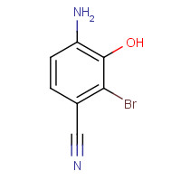 676124-40-6 3-BROMO-4-CYANO-2-HYDROXY-1-AMINOBENZENE chemical structure