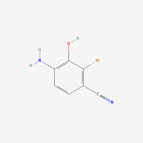 676124-40-6 3-BROMO-4-CYANO-2-HYDROXY-1-AMINOBENZENE chemical structure