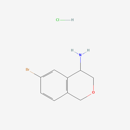 676134-73-9 6-bromo-3,4-dihydro-1H-isochromen-4-amine hydrochloride chemical structure