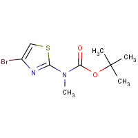 697299-87-9 tert-butyl (4-bromothiazol-2-yl)methylcarbamate chemical structure