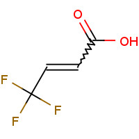 71027-02-6 4,4,4-TRIFLUOROCROTONIC ACID chemical structure
