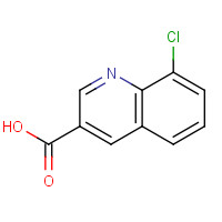 71082-54-7 8-CHLOROQUINOLINE-3-CARBOXYLIC ACID chemical structure