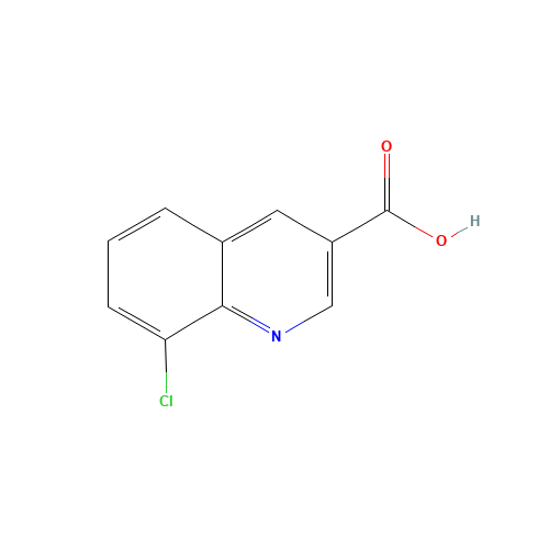 71082-54-7 8-CHLOROQUINOLINE-3-CARBOXYLIC ACID chemical structure