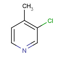 72093-04-0 3-CHLORO-4-METHYLPYRIDINE chemical structure