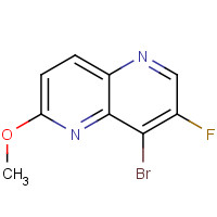724788-70-9 8-BROMO-7-FLUORO-2-METHOXY-1,5-NAPHTHYRIDINE chemical structure