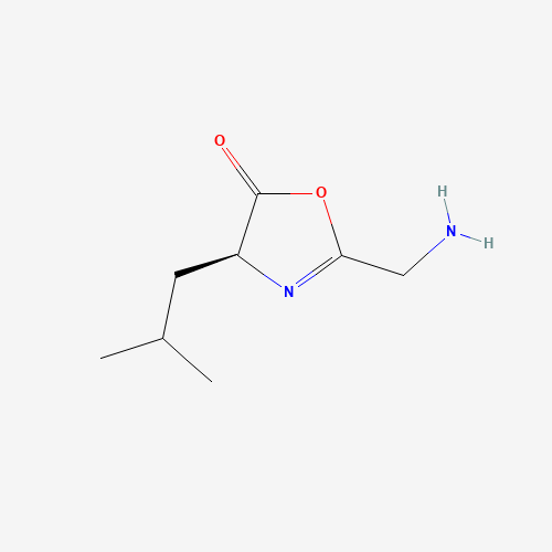 738570-00-8 5(4H)-Oxazolone,2-(aminomethyl)-4-(2-methylpropyl)-,(4S)-(9CI) chemical structure