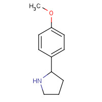 74190-66-2 2-(4-METHOXY-PHENYL)-PYRROLIDINE chemical structure