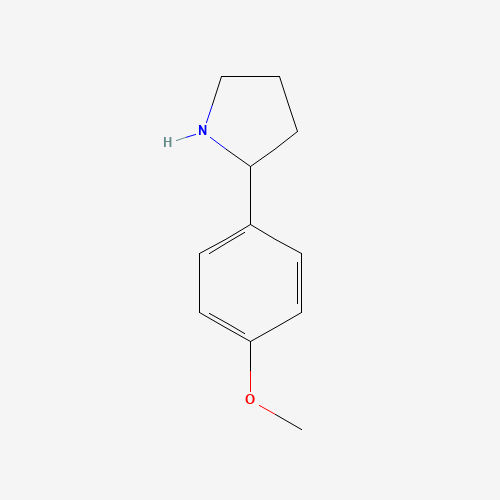 74190-66-2 2-(4-METHOXY-PHENYL)-PYRROLIDINE chemical structure
