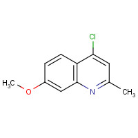 75896-68-3 4-CHLORO-7-METHOXY-2-METHYLQUINOLINE chemical structure
