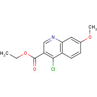 77156-85-5 Ethyl 4-chloro-7-methoxyquinoline-3-carboxylate chemical structure
