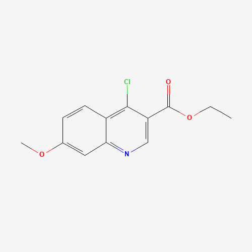 77156-85-5 Ethyl 4-chloro-7-methoxyquinoline-3-carboxylate chemical structure