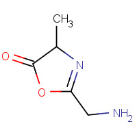 772327-44-3 5(4H)-Oxazolone,2-(aminomethyl)-4-methyl-(9CI) chemical structure