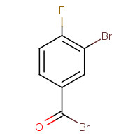 78239-66-4 3-Bromo-4-fluorobenzoyl bromide chemical structure