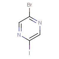 622392-04-5 2-Iodo-5-bromo pyrazine chemical structure