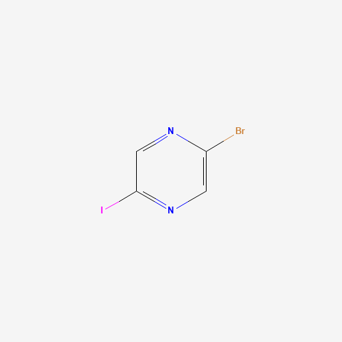622392-04-5 2-Iodo-5-bromo pyrazine chemical structure