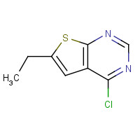 81136-42-7 4-CHLORO-6-ETHYLTHIENO[2,3-D]PYRIMIDINE chemical structure