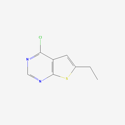 81136-42-7 4-CHLORO-6-ETHYLTHIENO[2,3-D]PYRIMIDINE chemical structure