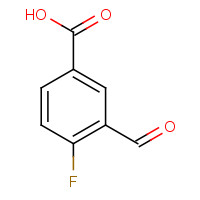 845885-90-7 4-FLUORO-3-FORMYL-BENZOIC ACID chemical structure