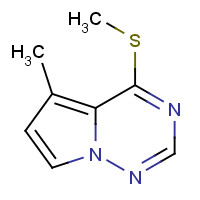 859205-88-2 5-methyl-4-(methylthio)pyrrolo[1,2-f][1,2,4]triazine chemical structure