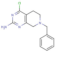 859825-79-9 7-benzyl-4-chloro-5,6,7,8-tetrahydropyrido[3,4-d]pyrimidin-2-amine chemical structure